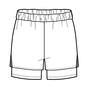Moldes de confeccion para HOMBRES Shorts Short calza 6896